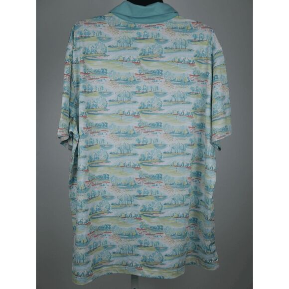 Walter Hagen Men's Clubhouse Country Club Printed Golf Polo S - Picture 3 of 5